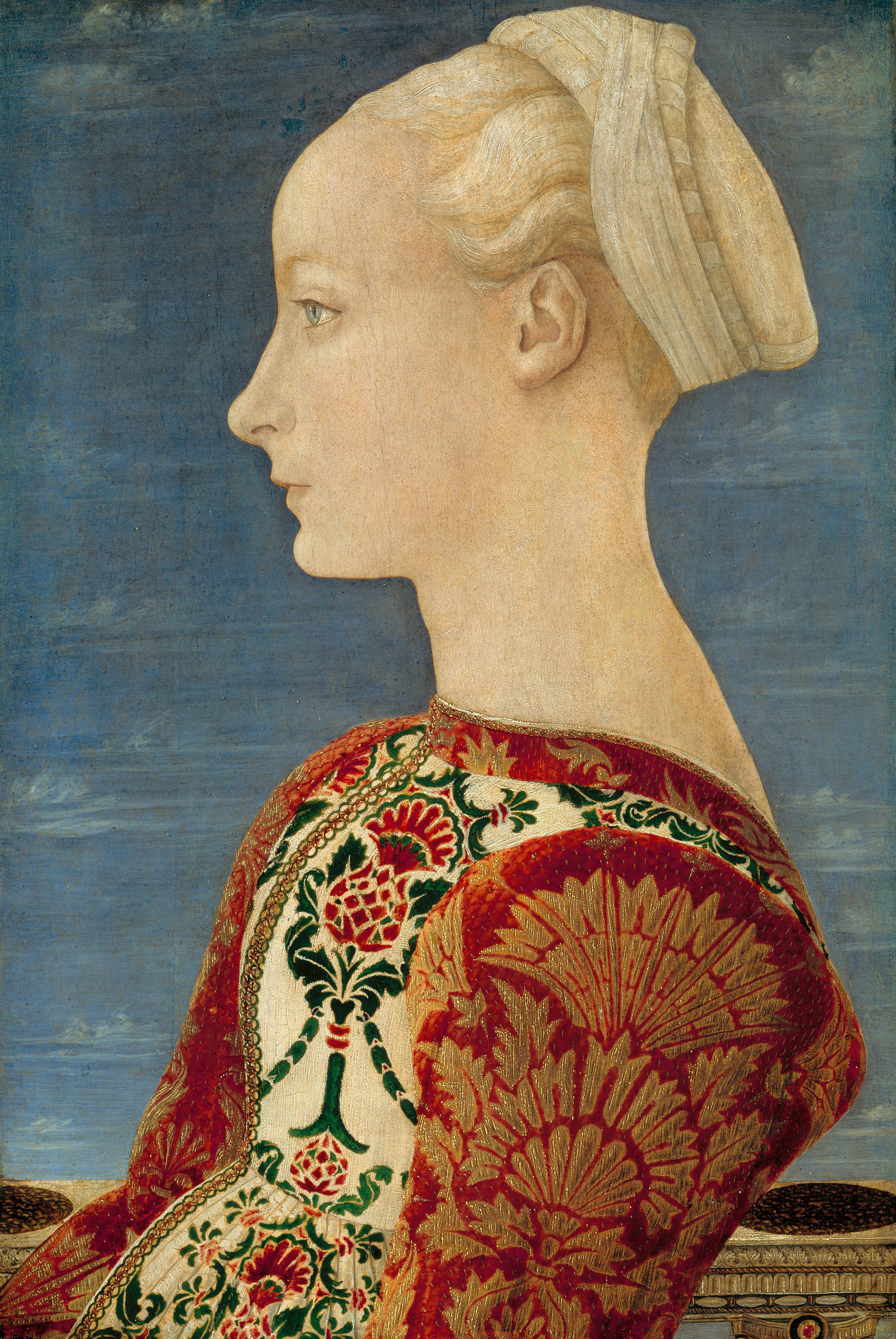 Piero del Pollaiuolo - Profile Portrait of a Young Lady - Gemäldegalerie Berlin 2